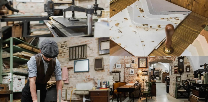 SECRETELE HÂRTIEI HANDMADE – VIZITĂ INTERACTIVĂ LA ATELIER